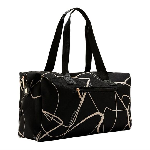 Mali + Lili Weekender Bag in Black Abstract - Picture 2 of 12